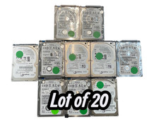 Lote de 20 unidades discos duros SATA 2.5" MIX para notebook portátil HD grandes marcas