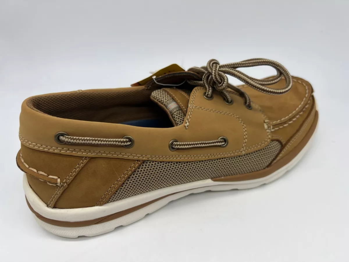 Tan Reel Legends Spinnaker Slip On Boat Shoes Size 9.5M