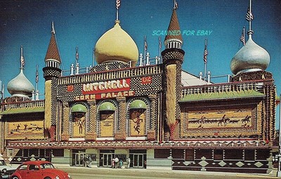 Mitchell SD Corn Palace Postcard Chrome Unused