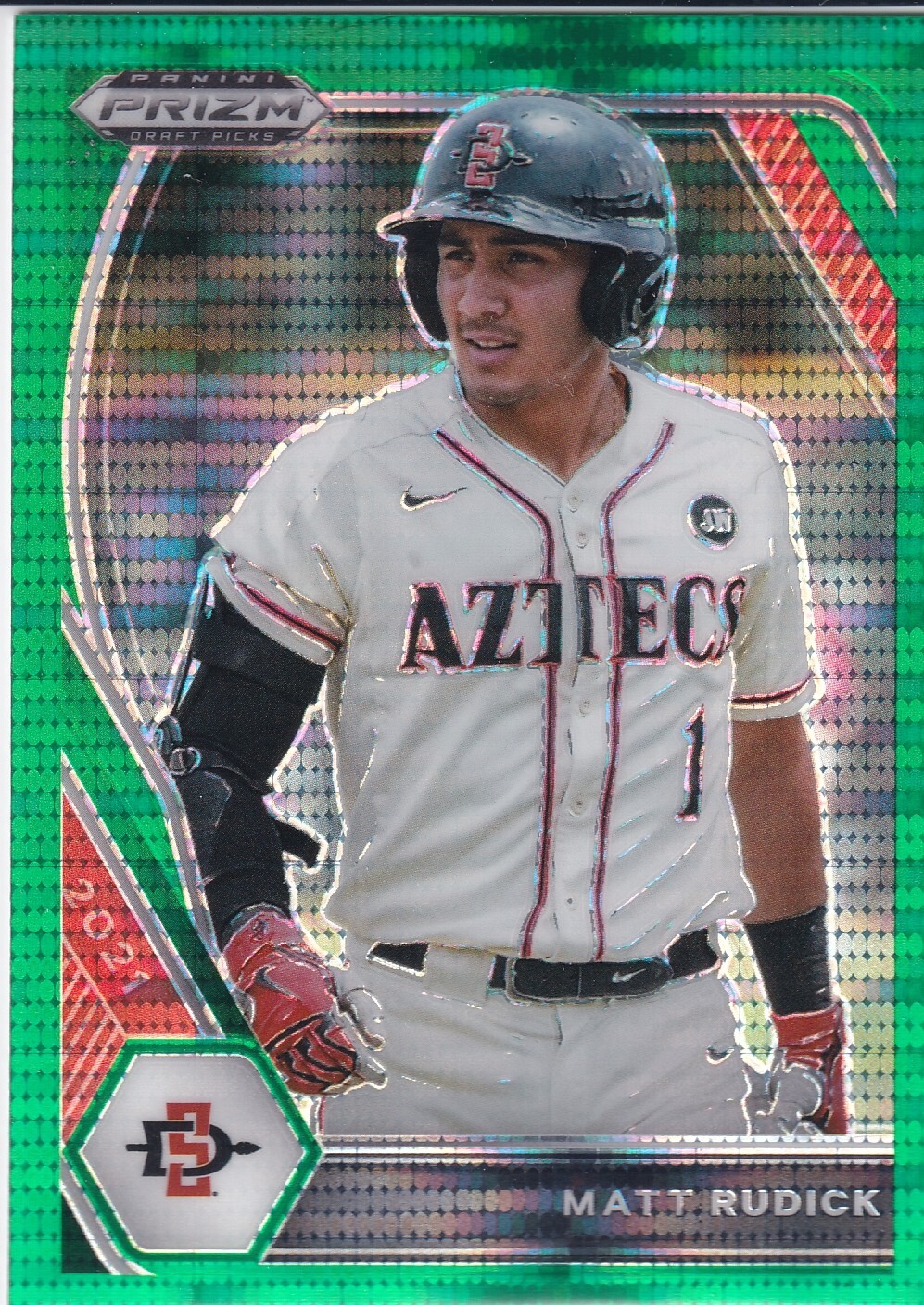 Matt Rudick Matt Rudick - Green Pulsar - 2021 Panini Prizm Draft Picks | eBay
