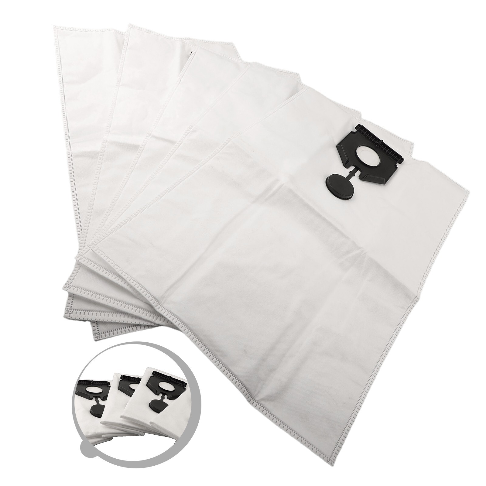 Upgraded 5-Piece Dust Bag Kit for Karcher NT30 NT40 Vacuums