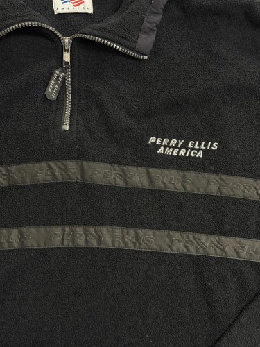 Perry Ellis America Fleece - Quarter Zip Pull Over XL - Picture 3 of 6