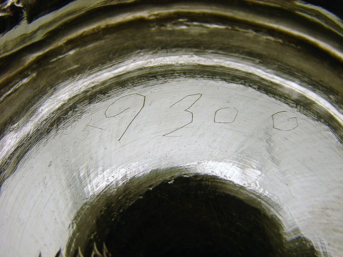 Setubal Portugal Solid Silver Bowl w Pedestal Base Marked c1790 - Picture 11 of 12