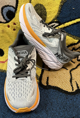 Hoka One Clifton 8 Black White Running Jogging Shoes Mens Size 13 D Sneakers EUC Amazon.com | Hoka ONE ONE Clifton 8, Men main image 3