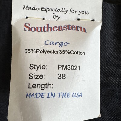 Code 3 Southeastern Cargo Pants Navy Unihem 38. Tyler Uniform 3021