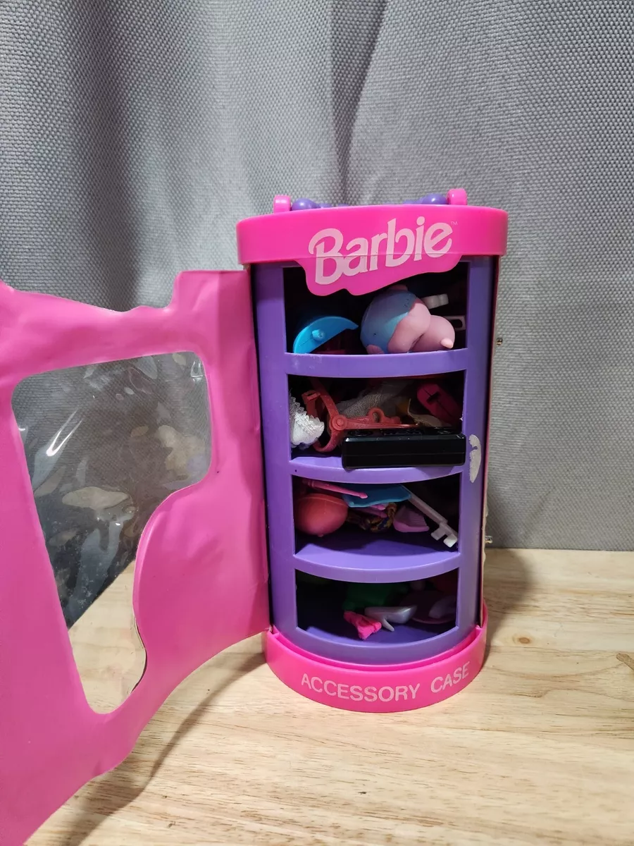 Mattel Barbie Doll Accessory Storage Travel Case Vintage 1994 W