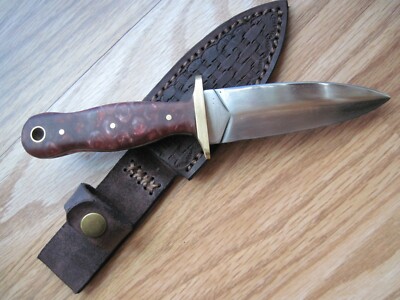 Hand Forged Knife - Locally Made - OOAK - High Carbon Steel - Double Edge Dagger