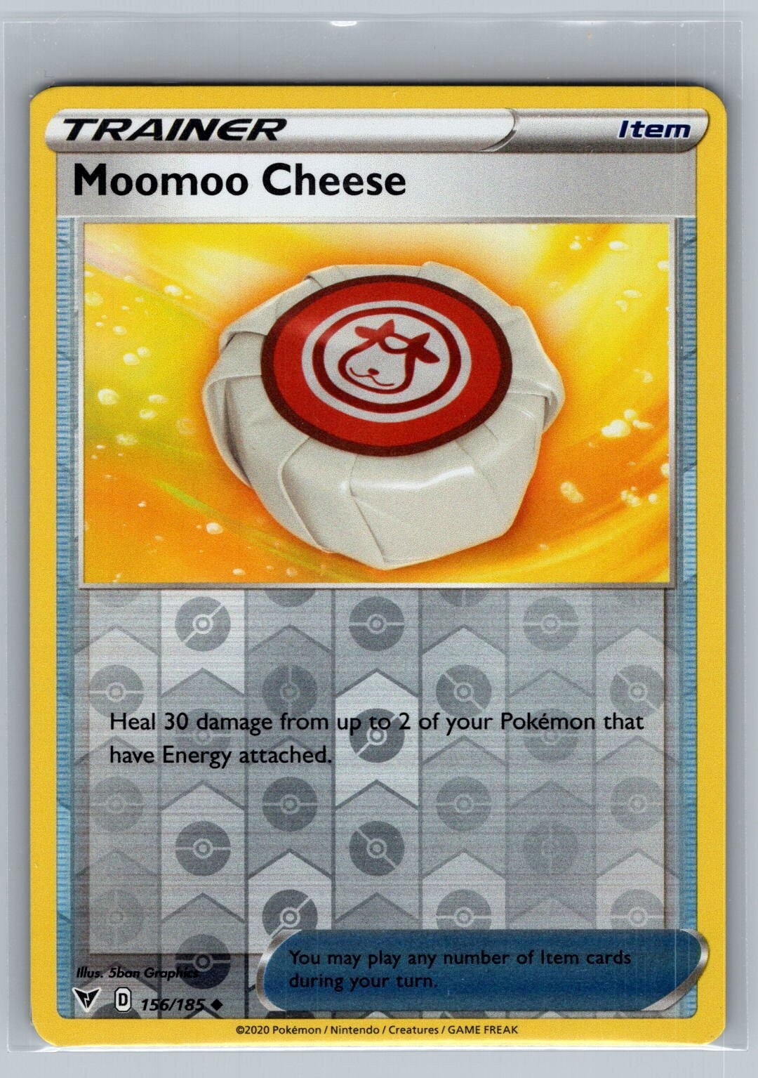 Reverse Holo Moomoo Cheese 156/185 Vivid Voltage