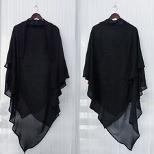 Glitter Soft Overhead Khimar Headscarf for Women Muslim Prayer Scarf Wrap Shawl