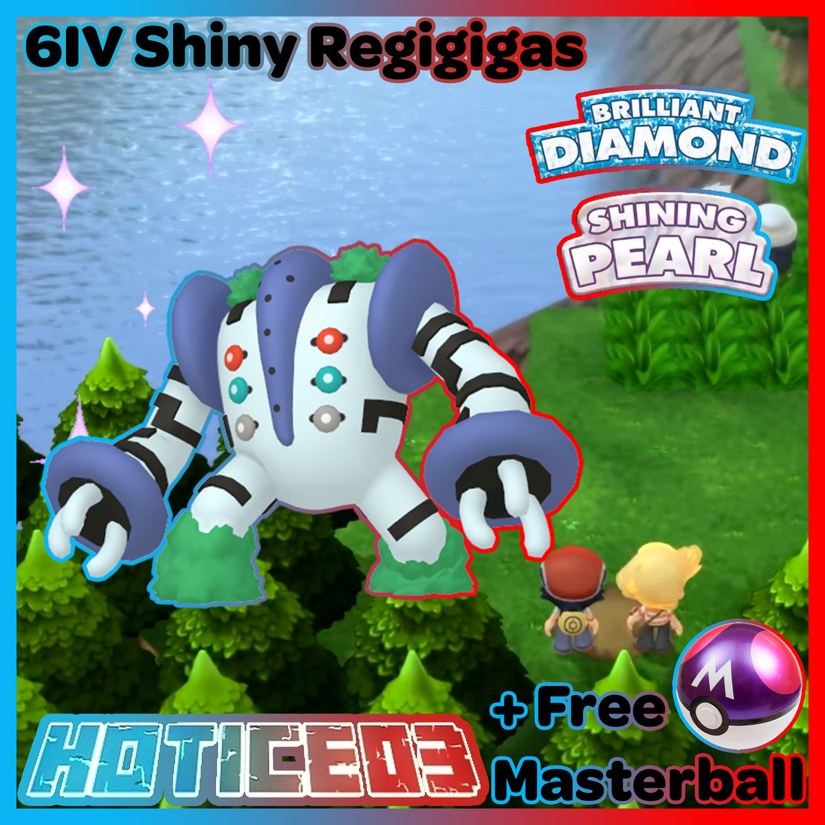 ✨ SHINY ✨ REGIGIGAS LEVEL 1 6IV Pokemon Brilliant Diamond Shining Pearl