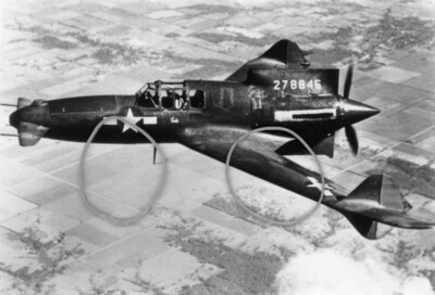 CURTISS WRIGHT XP-55 ASCENDER - Original Flugzeugfoto