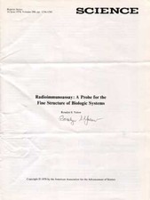 Rosalyn Yalow Autograph