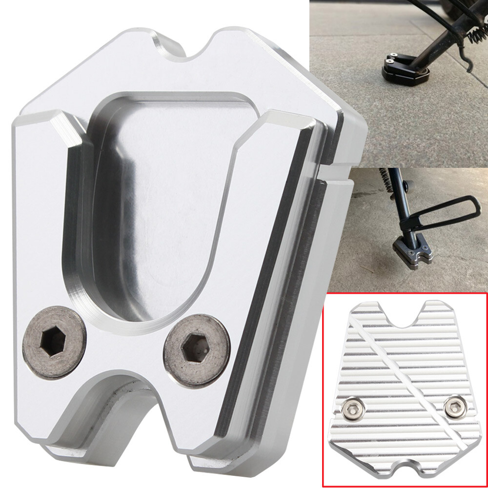 Motorcycle Kickstand Extension Foot Side Stand Enlarger Plate For Vespa GTS GTV