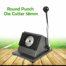 70mm DIY Round Punch Die Cutter Manual Paper Card Button Graphic Maker Machine
