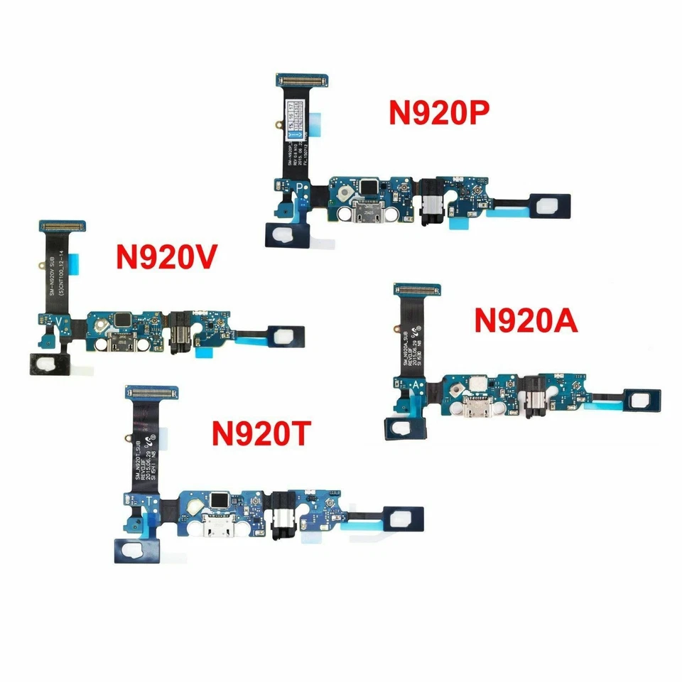 Charge Port USB Dock Connector Flex Cable for Samsung Galaxy Note 5 All Models - Image 2 of 2
