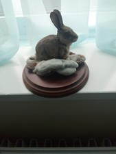 Country Artists - HARE/RABBIT - on wooden base