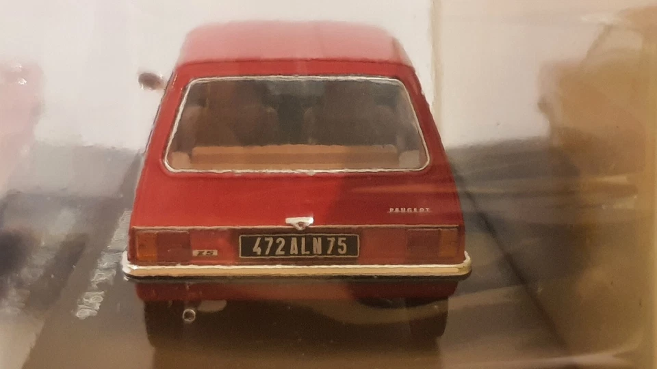 PEUGEOT 104 ZS 1976 1/24 - CON TECA E BLISTER SIGILLATO - MODELLINO AUTO VINTAGE - Immagine 4 di 4