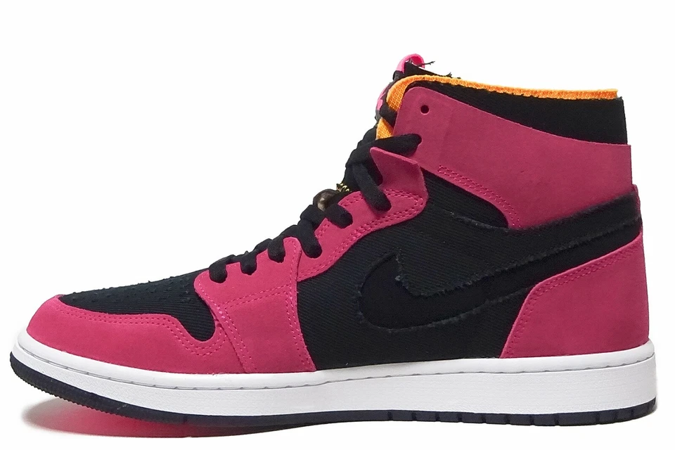Air Jordan 1 Zoom CMFT Fireberry/Branco/Preto/Hiper Rosa CT0978-601 Tamanho 11 NOVO - Imagem 2 de 4