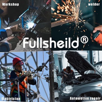 Fullsheild Reversible Welding Cap - Flame Resistant CAT 2, 6-Panel FR Welder Hat For Men & Women, 2-Pack - View #6
