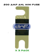 DNF 3 PCS ANL MINI FUSE 200AMP - FREE SAME DAY SHIPPING