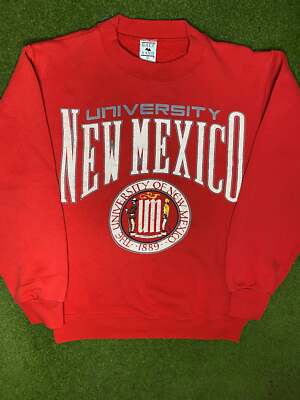 90s New Mexico Lobos - Vintage University Sweatshirt (Small) | eBay