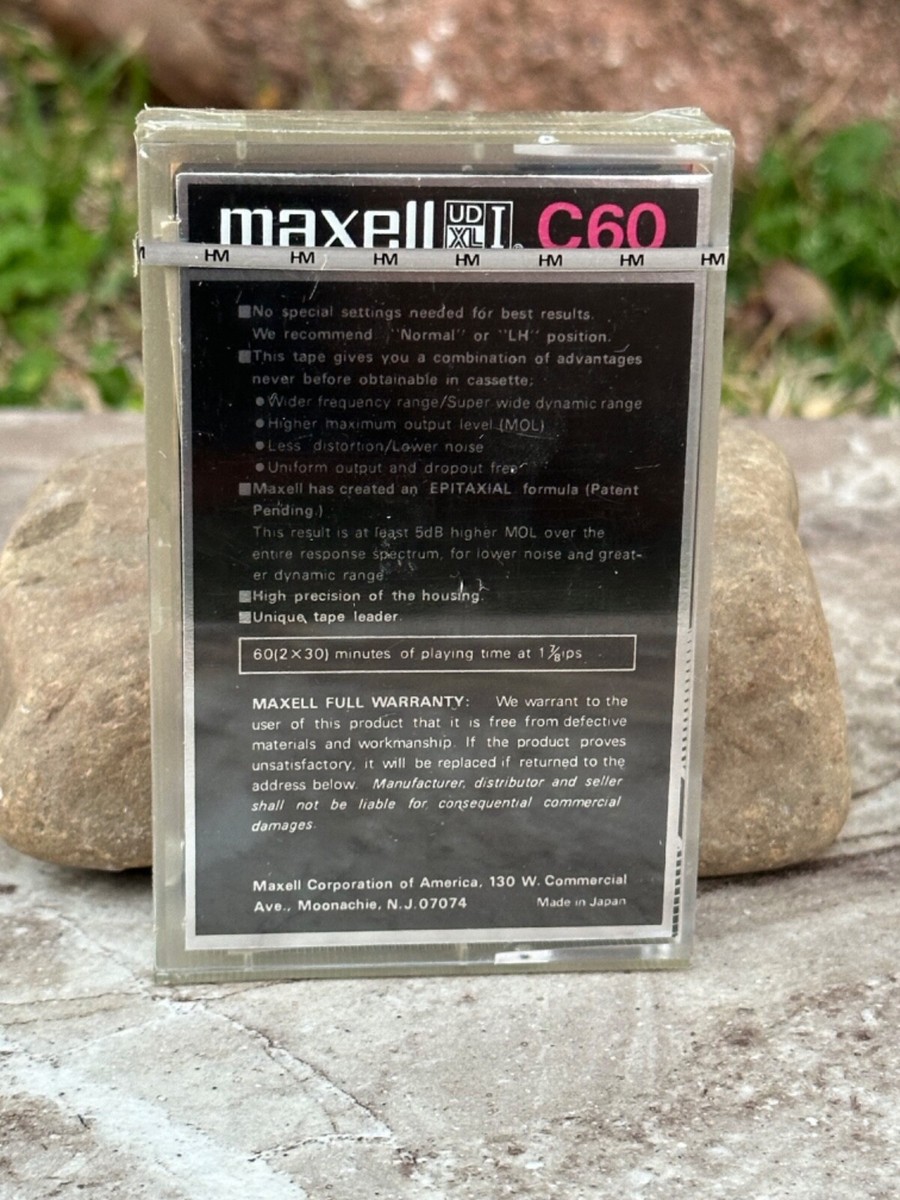 maxell CDS1-46L2巻70L6巻80L4巻 NEW 70s MAXELL UD XL I C60 Japan Normal Bias Cassette Tape VTG