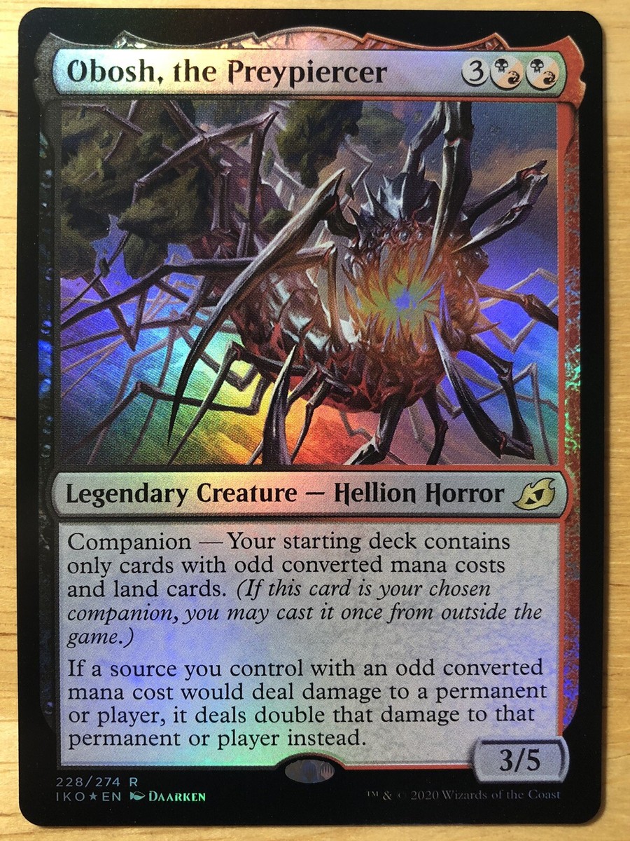 MTG オンスロート　山　foil 英語20枚　値下げ FOIL Obosh, the Preypiercer English Ikoria Lair of Behemoths IKO