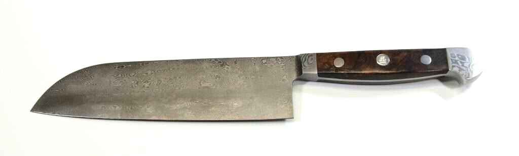 Güde Solingen 300 Lagen Damaststahl Santoku 7746/18 handgeschmiedet neu