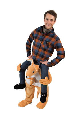 Huckepack Kostüm tanzender Känguru Tier Unisex Gr. L (52)