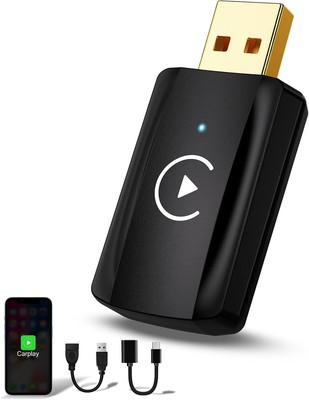 MSXTTLY Carplay Wireless Stick U2C-AIR 3.0, Mini Wireless Carplay Adapter for Ca