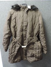 Evans Shower Resistant Belted Coat Brown Uk 20 Rrp £75 Ln044 Ii 10
