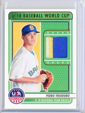 2023 Panini USA Stars & Stripes BRAZIL PEDRO THEODORO Jersey Patch RC Rookie /10