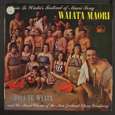 INIA TE WIATA: waiata maori - inia te wiata's festival of maori song KIWI 12" LP