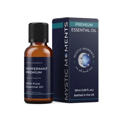 Mystic Moments Huile Essentielle de Menthe Poivrée Premium - 50ml - Photo 1/4