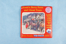 VINTAGE VIEW-MASTER 3D REEL PACKET A235 KNOTTS BERRY FARM GHOST TOWN COMPLETE