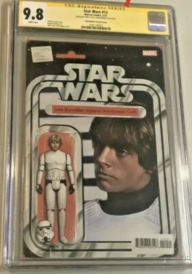 STAR WARS #12 CGC SS 9.8 NM+ LUKE SKYWALKER STORMTROOPER JTC VARIANT MARVELCOMIC