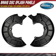 2x Brake Disc Splash Panels Front for Skoda Octavia II 1Z5 Superb II 3T5 Yeti 5L