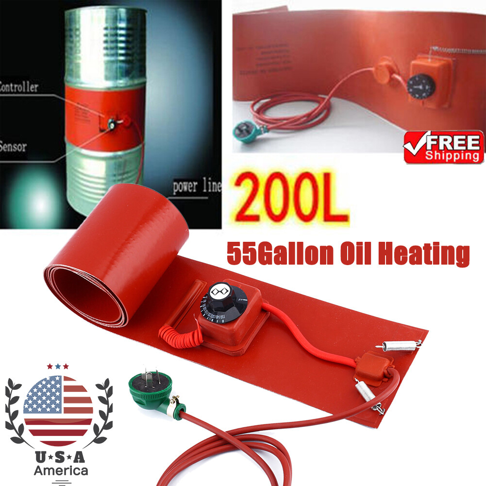 200L/55Gallon Silicon Rubber Band Heater for Metal Oil Drum Heating