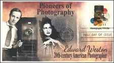 AO-1758j, 1978, Photography, Edward Weston, Add-on Cachet, First Day of Issue, 