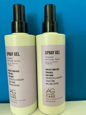 2 Ag Care Spray Gel Thermal Setting Spray 8oz New Package & Authentic