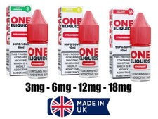 One E liquid 20 x 10ml 50/50 Vape Juice All Flavours - 3mg 6mg 12mg 18mg