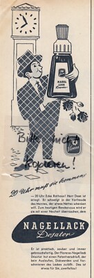 BERLIN, Werbung 1954, VEB Berlin Kosmetik Florena Nagellack Dosator