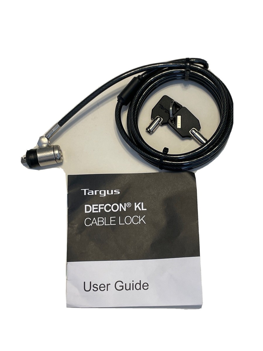 Targus DEFCON N-KL Mini Keyed Cable Lock (ASP48MKUSX-25)