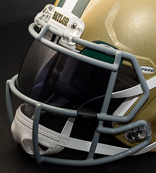*CUSTOM* BAYLOR BEARS NCAA Riddell SPEED Full Size Replica Football Helmet - Image 4 of 4