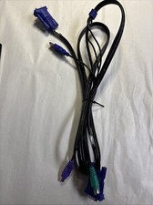 6 Ft KVM Switch Cable Dual VGA  PS2  USB MB20