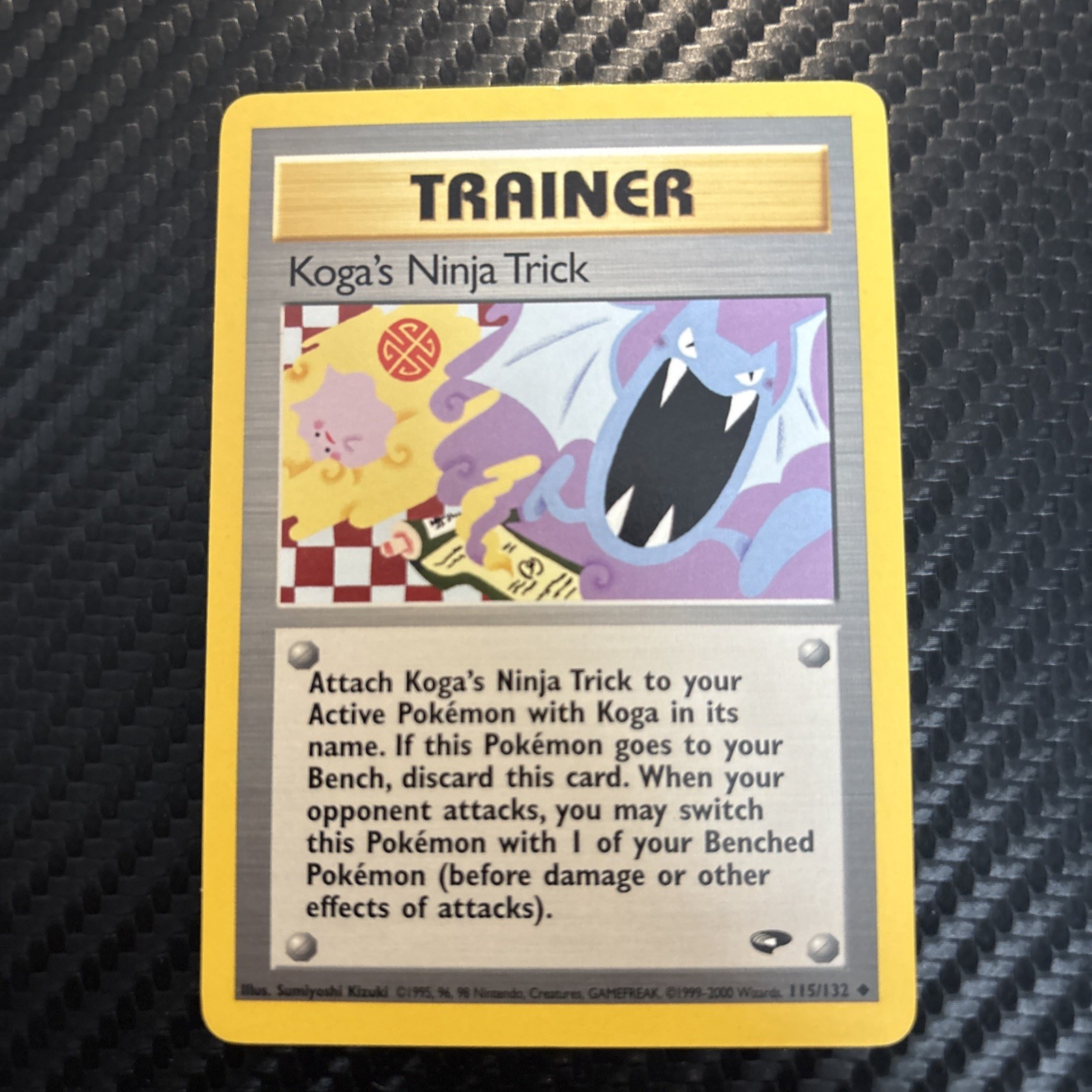 Pokémon TCG Koga's Ninja Trick Gym Challenge 115/132 Regular Unlimited Uncommon