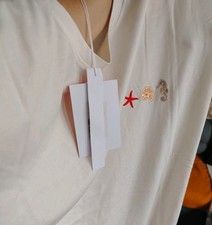 Jana Ina Shirt in creme mit maritimer Sticker...