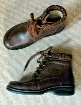 Dunkelbraune Winterboots von Berkemann, Größe 37,5