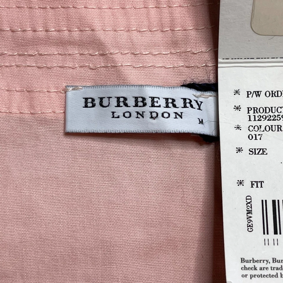 NWT Burberry Women's Light Pink A-Line Mini Skirt Ribbon Detail Size Medium - Image 4 of 4