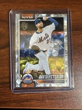 David Peterson Diamante Foil 2026 Topps Series 1 Baseball Card 215 New York Mets